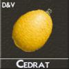 Arôme : Cedrat
Dernière mise à jour le : 09-11-2015 Arôme : Cedrat
Dernière mise à jour le : 09-11-2015