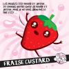 Arme :  fraise custard