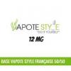 Base :  Vapote Style - 50/50% - 12.00 mg/mL 
Dernire mise  jour le :  16-09-2016 
